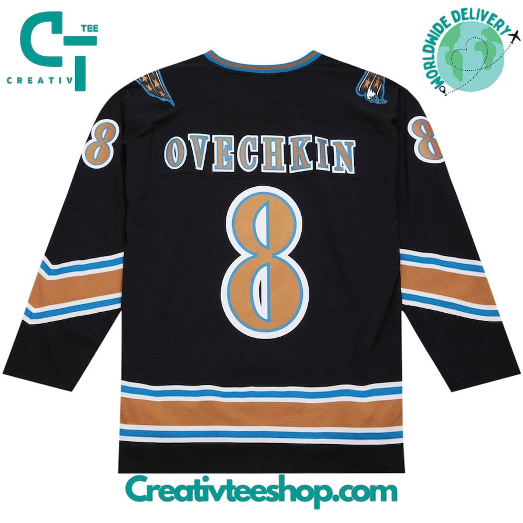Alexander Ovechkin Washington Capitals Mitchell Ness 200506 Blue Line Hockey Jersey
