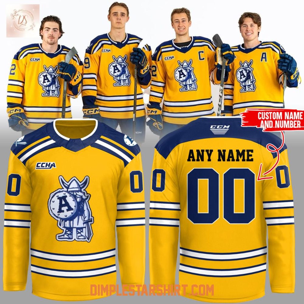 Augustana Hockey Building For Champions Hockey Jersey