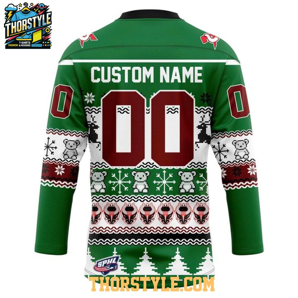 Birmingham Bulls 2025 Christmas Night 2025 Personalized Hockey Jersey