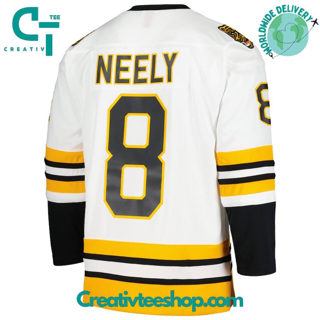 Boston Bruins Mitchell Ness 199394 Blue Line Player Hockey Jersey