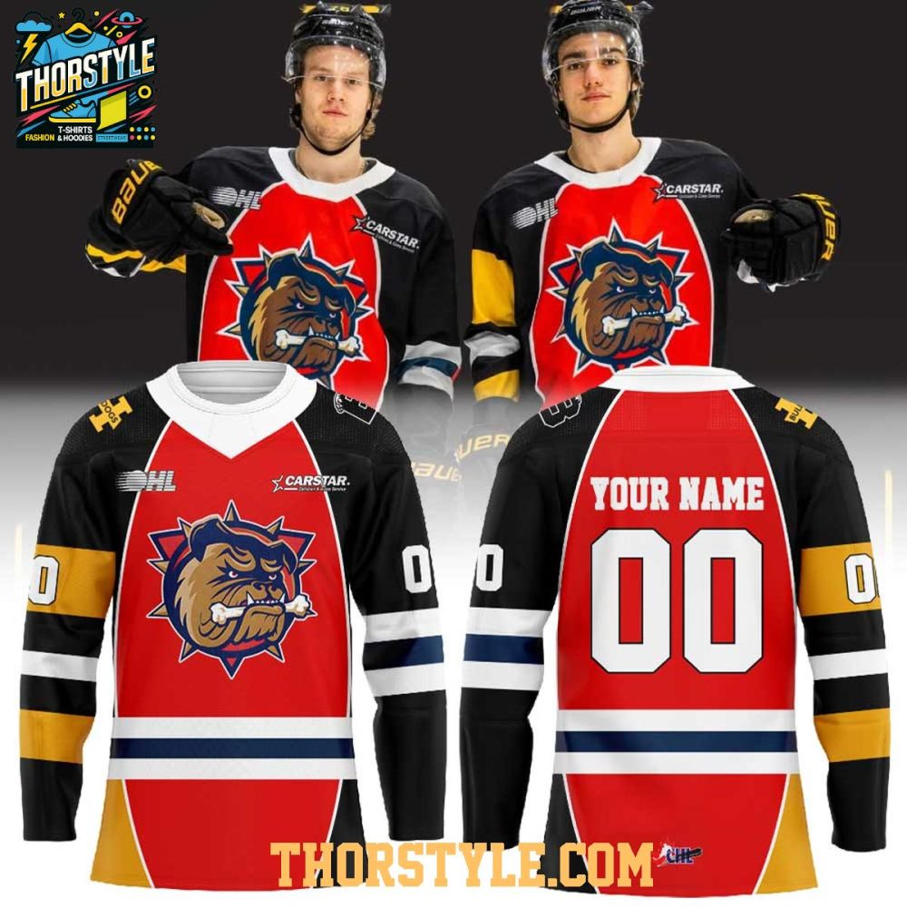 Brantford Bulldogs Michael Andlauer Legacy 2026 Personalized Hockey Jersey