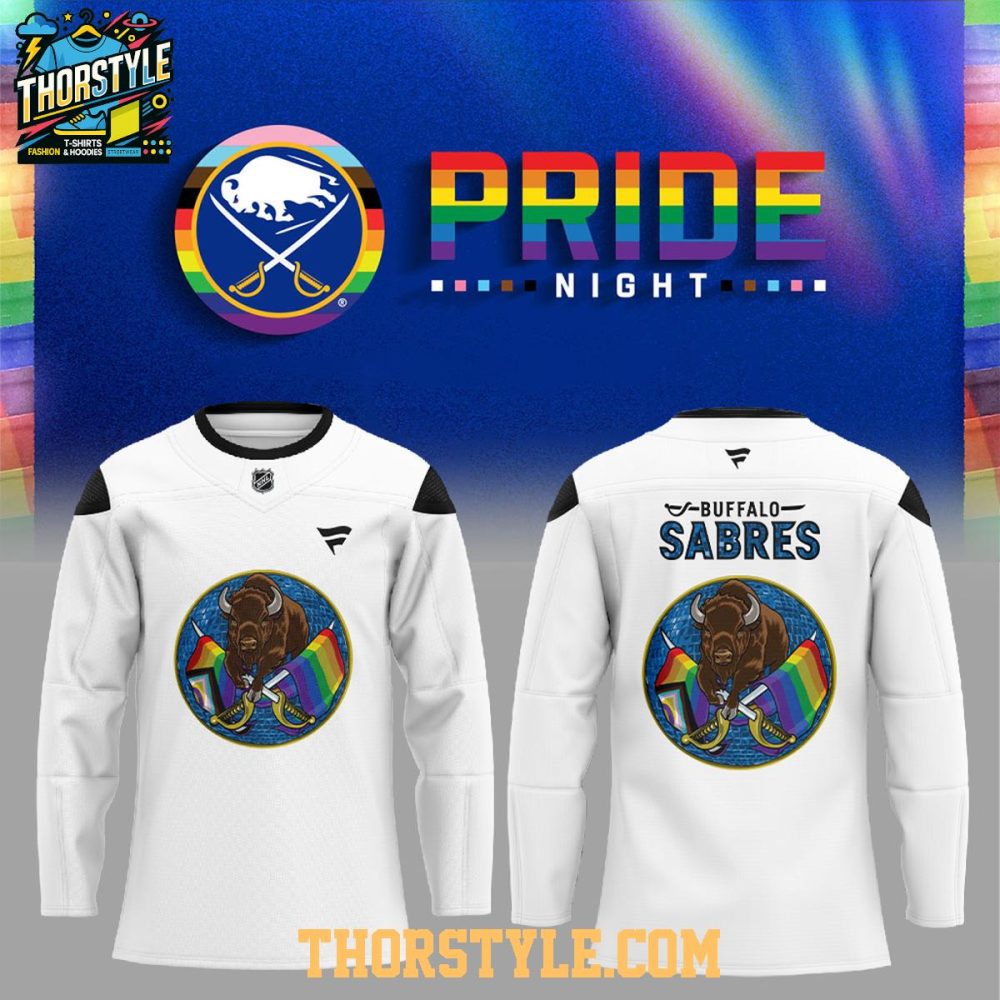 Buffalo Sabres 2025-26 Pride Night Personalized Hockey Jersey
