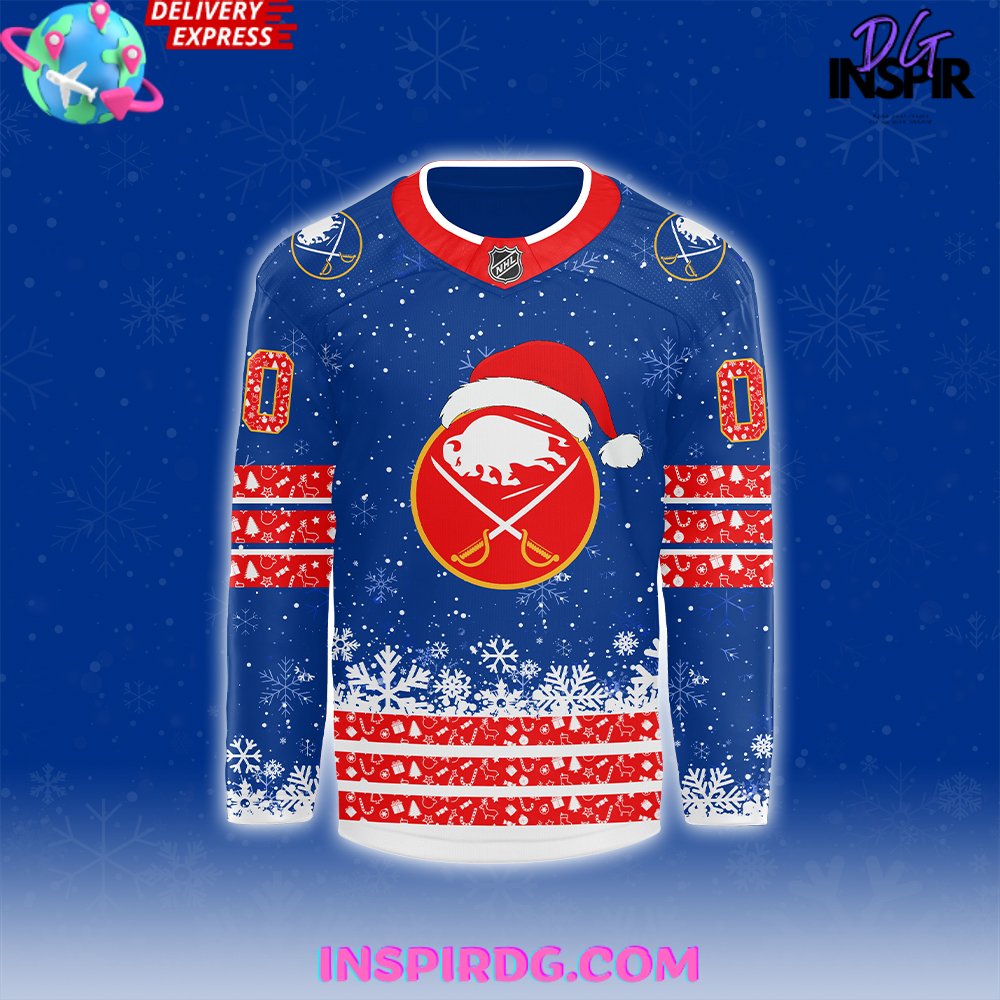 Buffalo Sabres Merry Christmas 2024 Hockey Jersey
