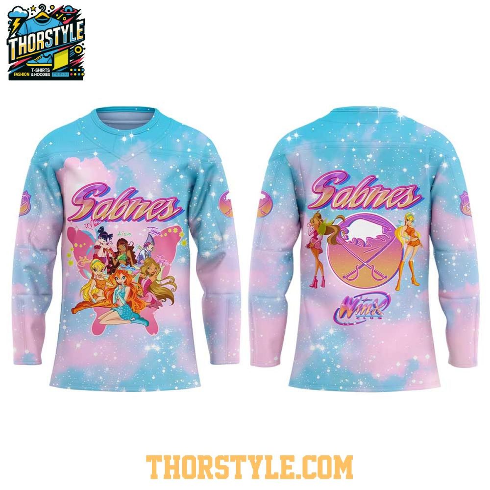 Buffalo Sabres Winx Club The Magic Is Back 2026 Night Hockey Jersey
