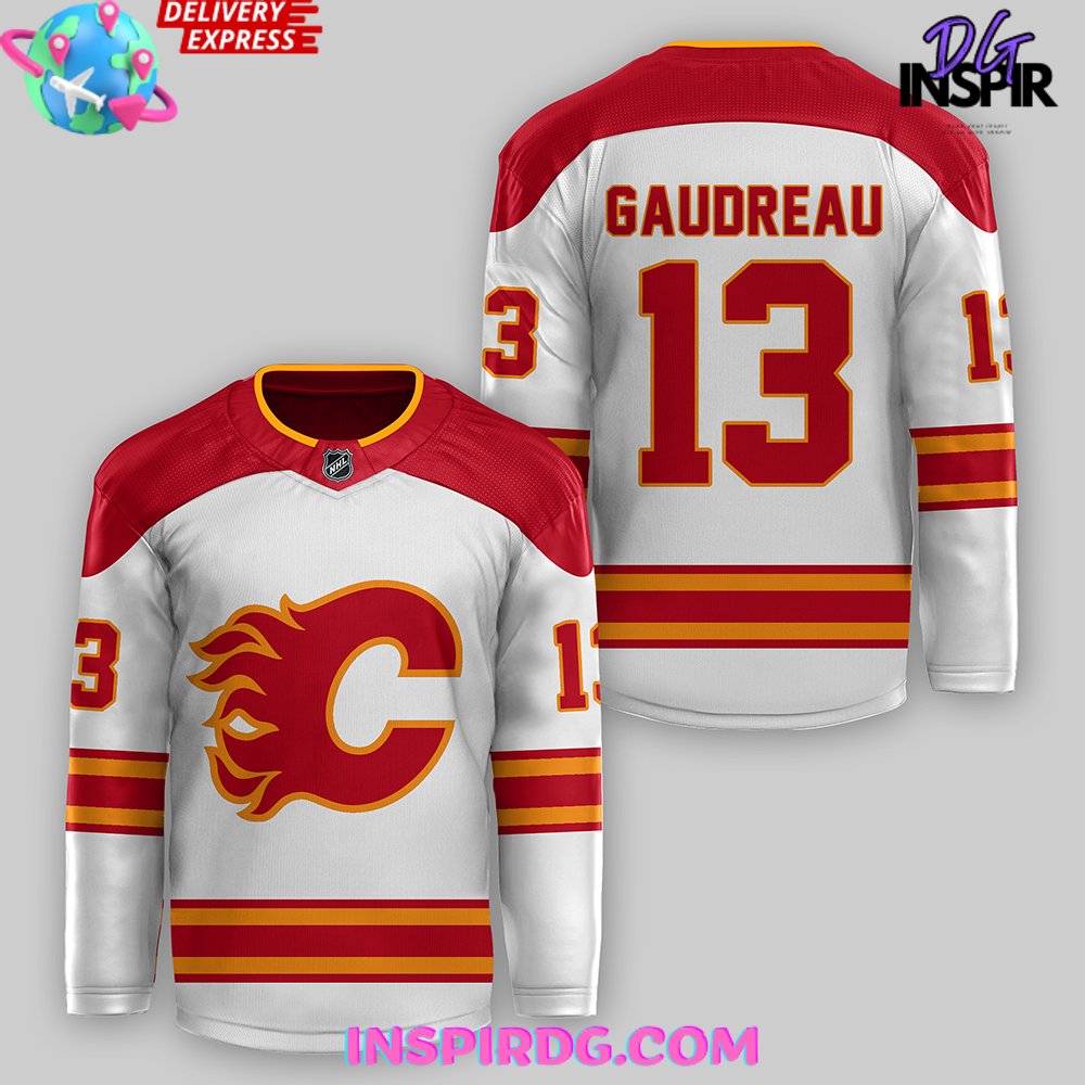 Calgary Flames 2024 White Hockey Jersey