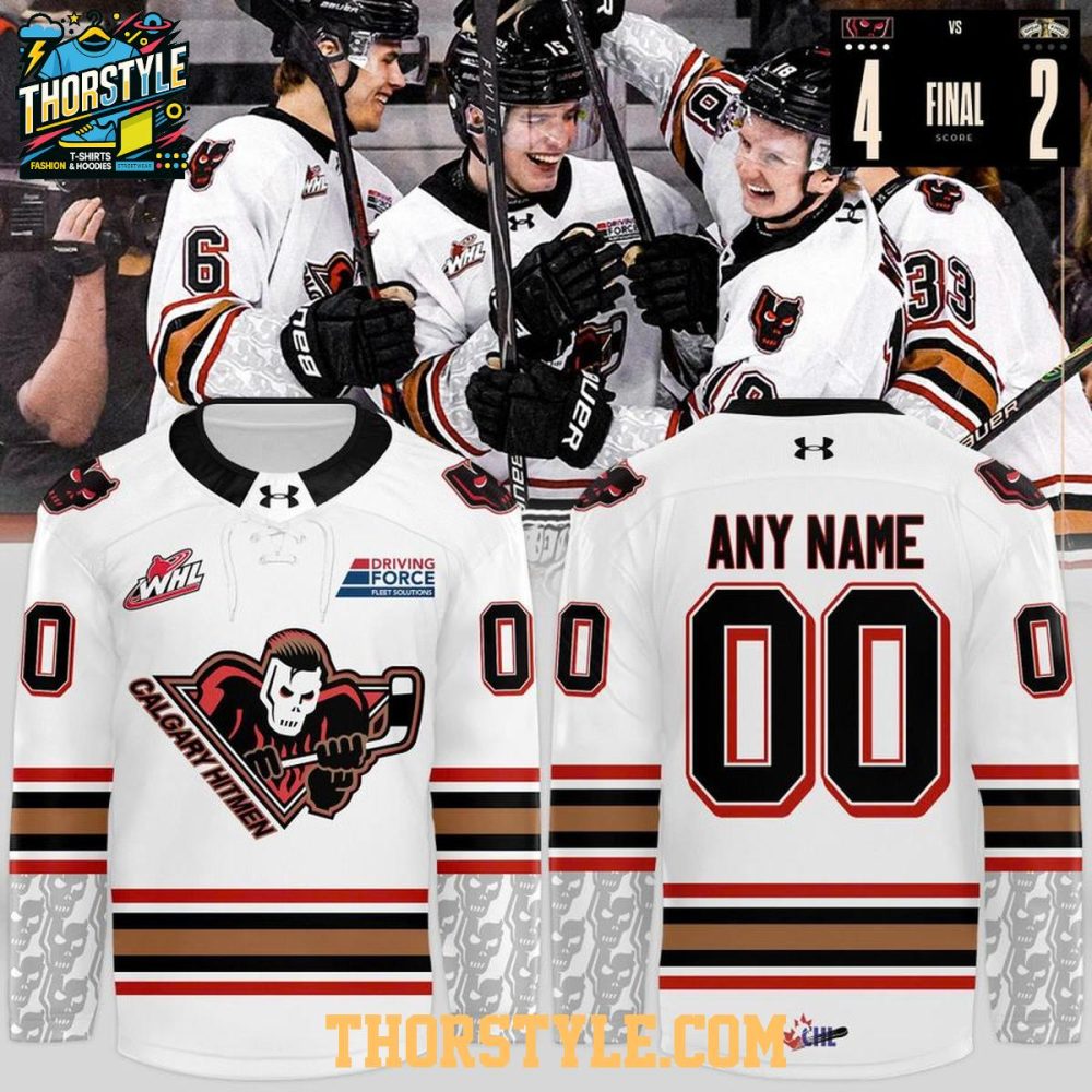 Calgary Hitmen New Uniform 2026 Personalized Hockey Jersey
