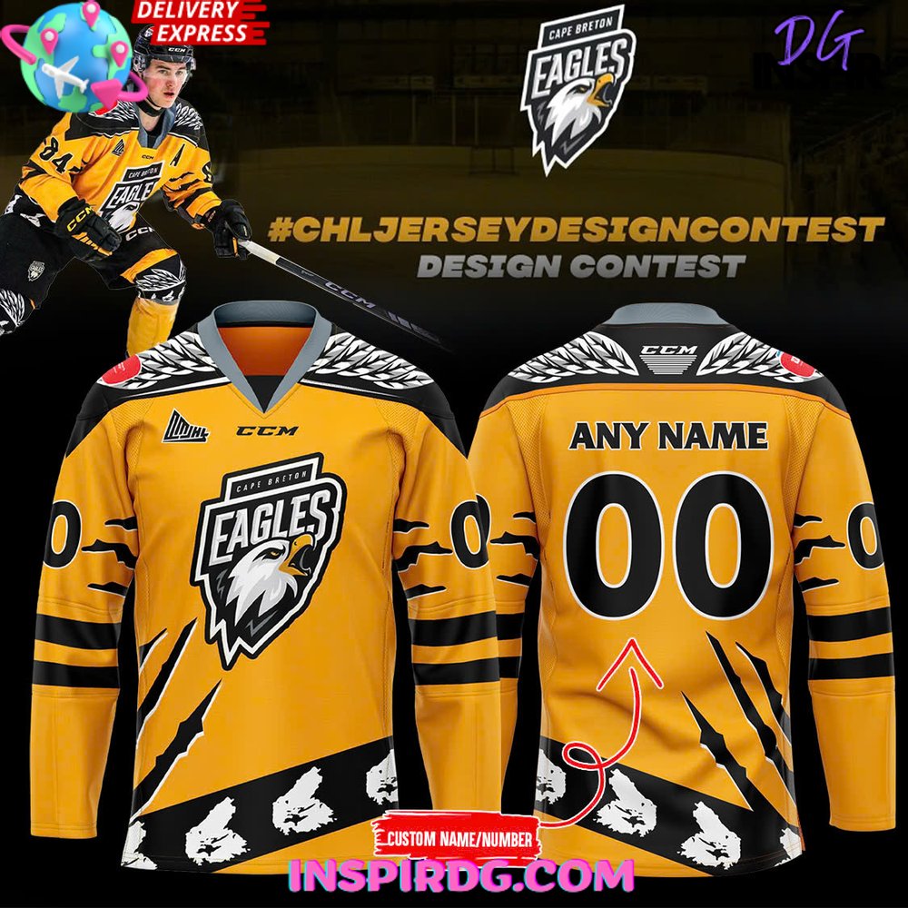 Cape Breton Eagles Screaming 2025 Jersey