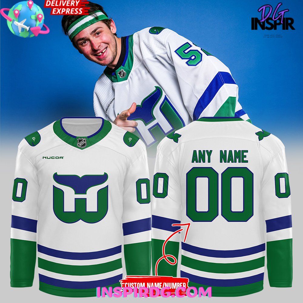 Carolina Hurricanes Hartford Whalers Hockey Jersey