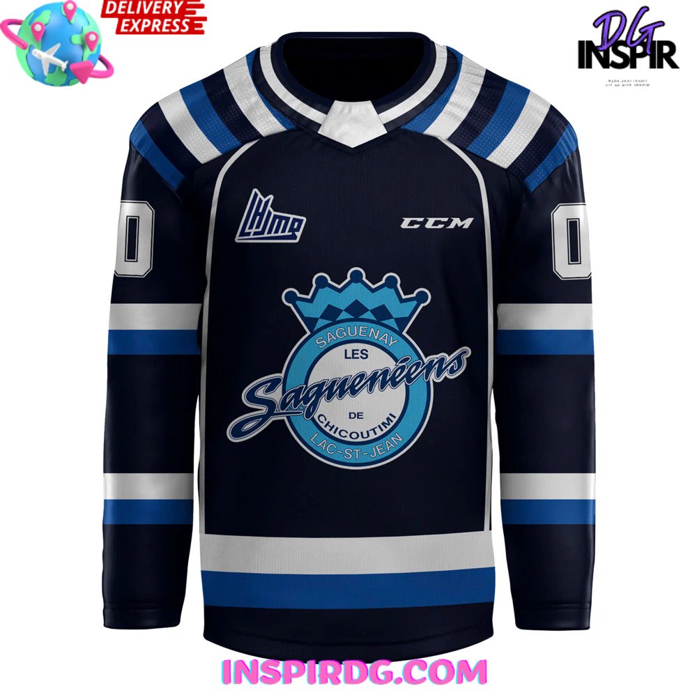 Chicoutimi Saguenéens 2024 Blue Hockey Jersey