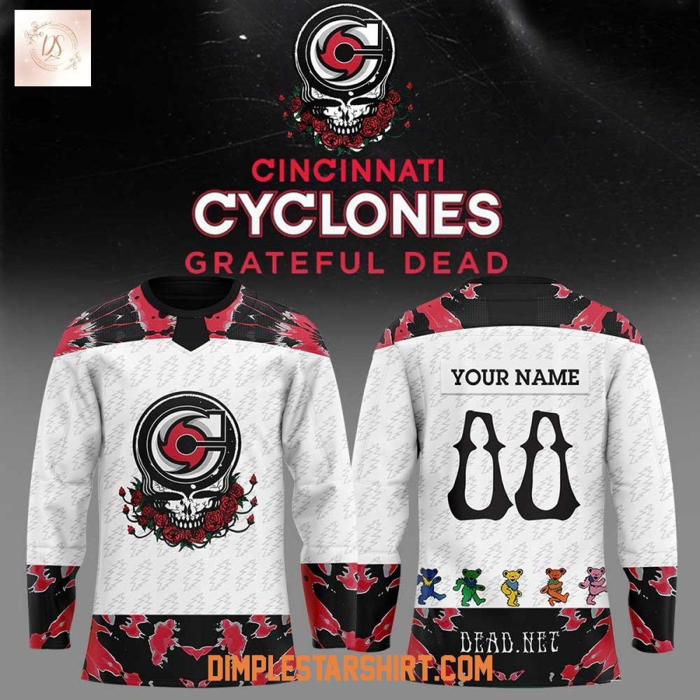 Cincinnati Cyclones Grateful Dead Night 2026 Hockey Jersey