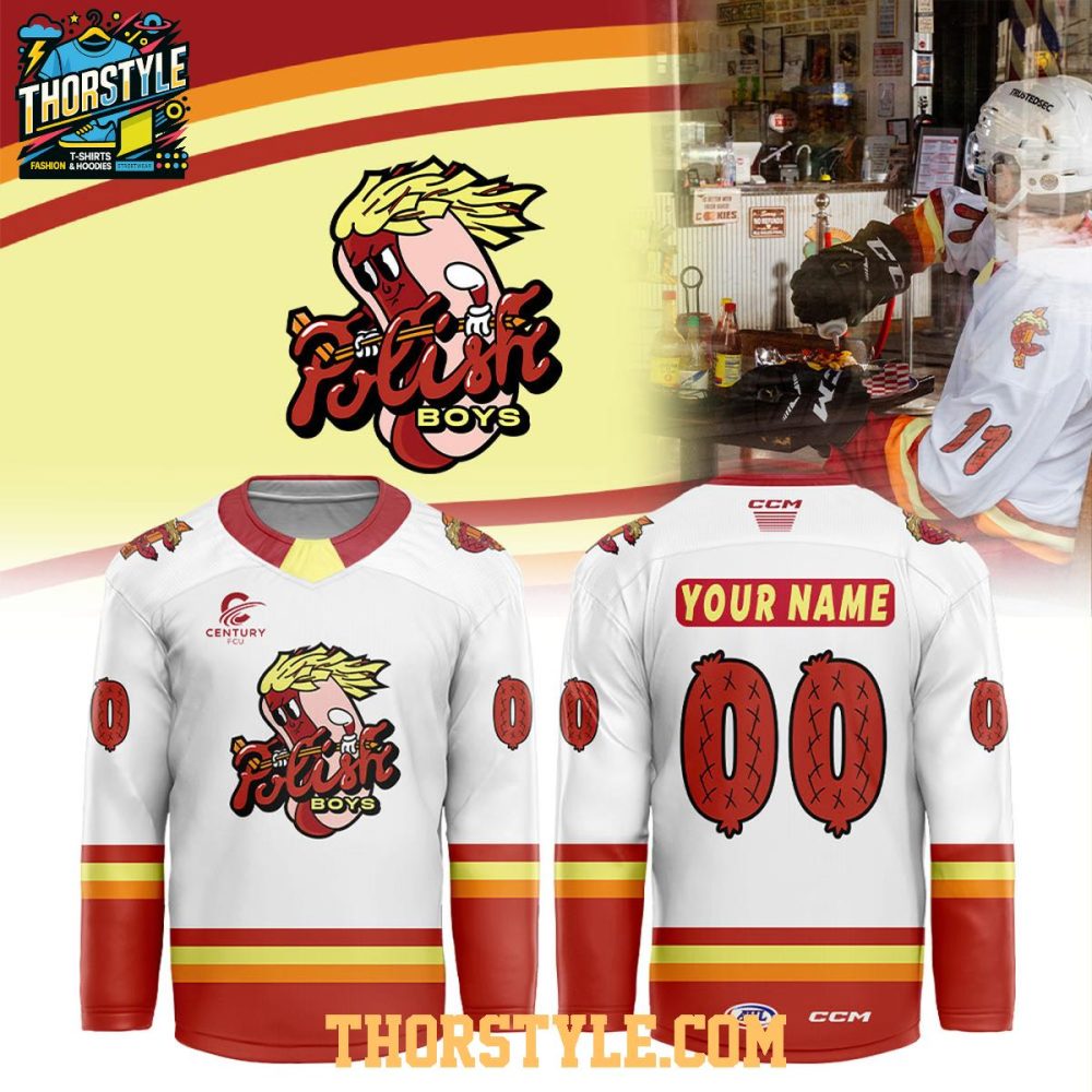 Cleveland Monsters Polish Boys Night 2026 Personalized Hockey Jersey