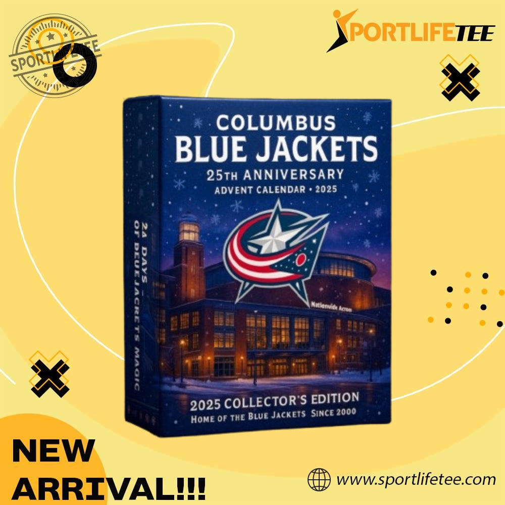 Columbus Blue Jackets 25Th Anniversary Advent Calendar Gift For Fans