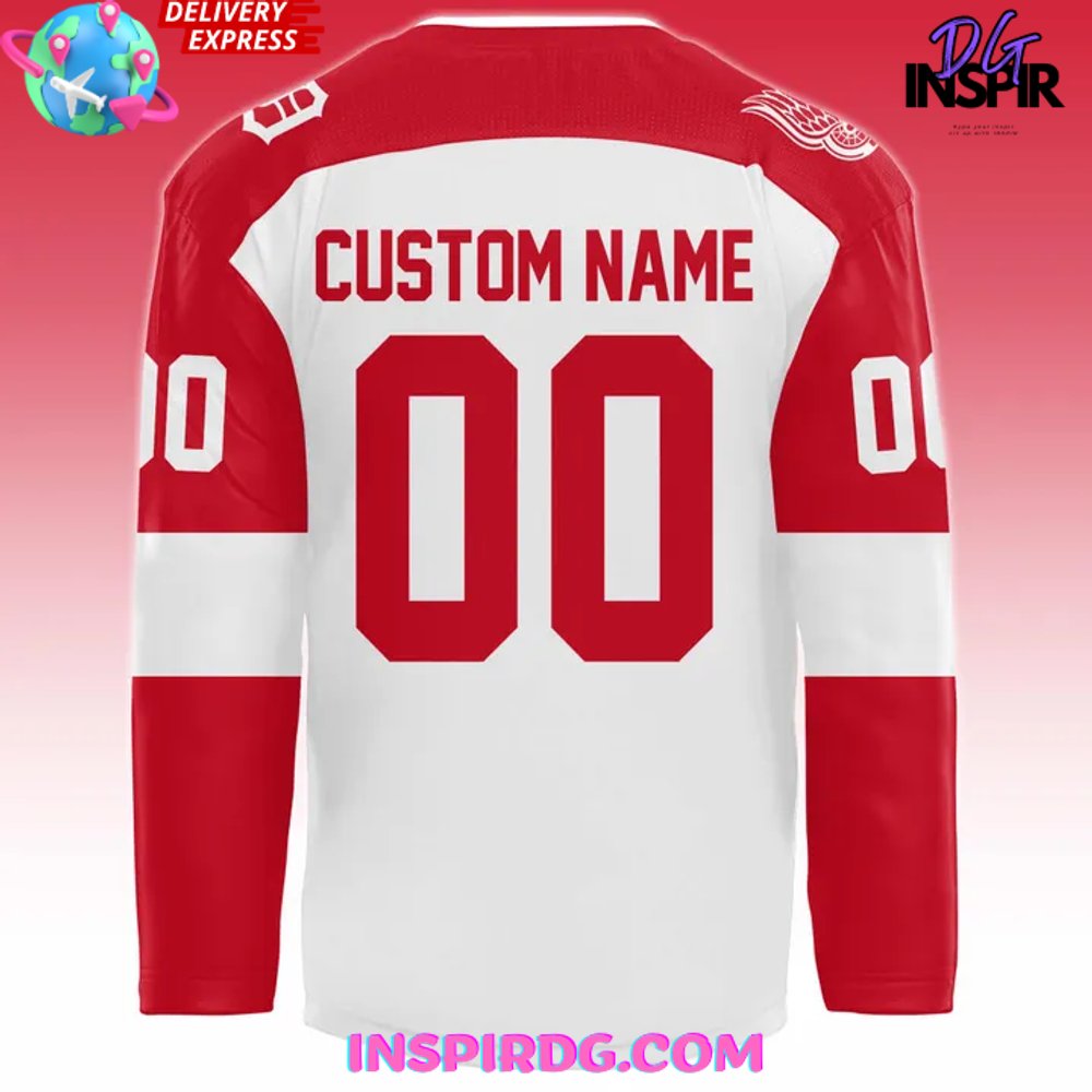 Detroit Red Wings Tiger Night 2025 Hockey Jersey
