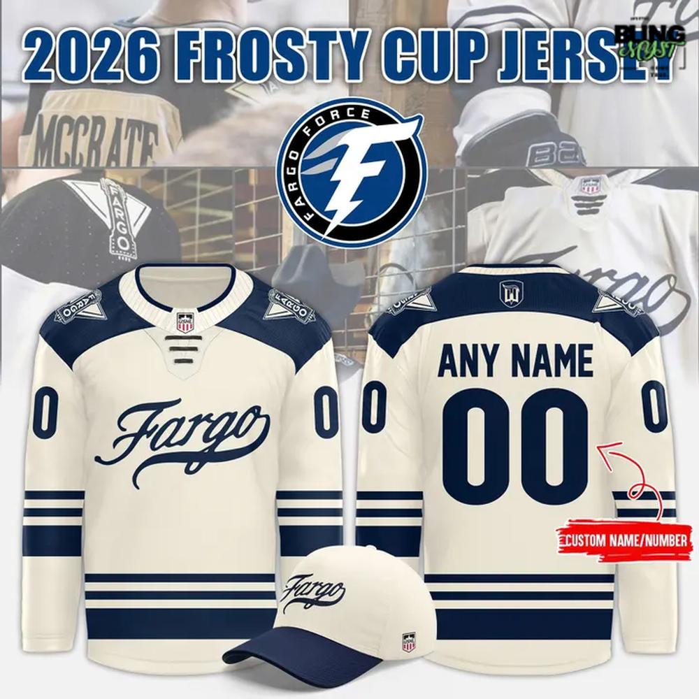 Fargo Force 2026 Frosty Cup Special Edition Hockey Jersey