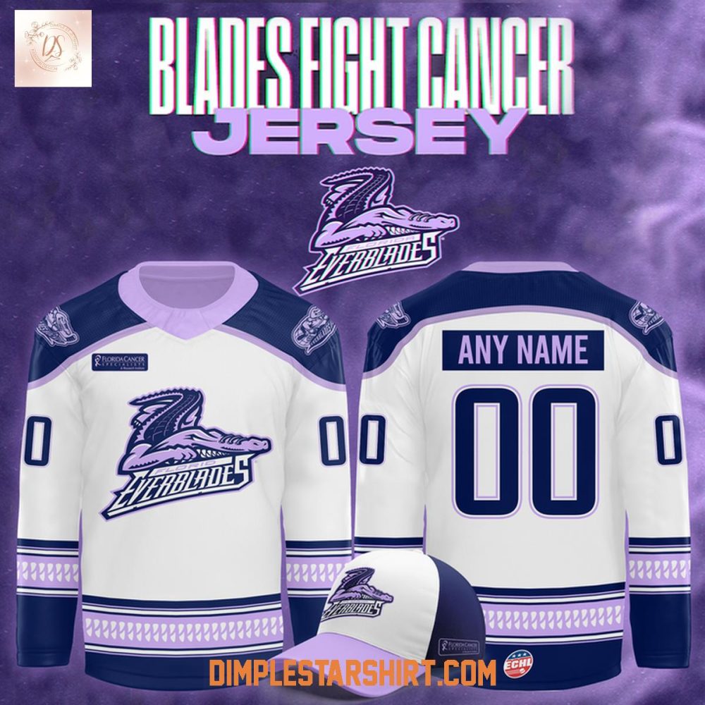 Florida Everblades Fights Cancer Jersey