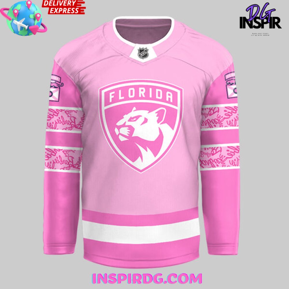 Florida Panthers Barbie Night 2025 Hockey Jersey