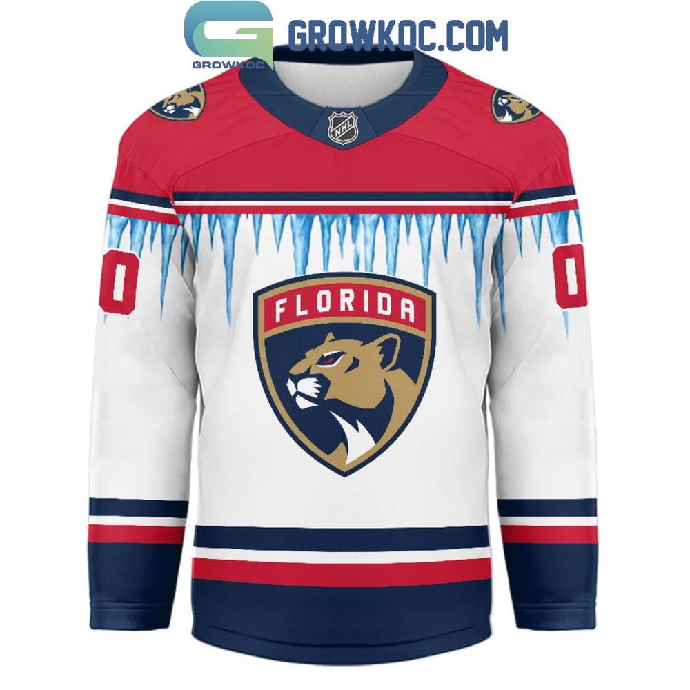Florida Panthers Christmas Tree Custom Hockey Jersey