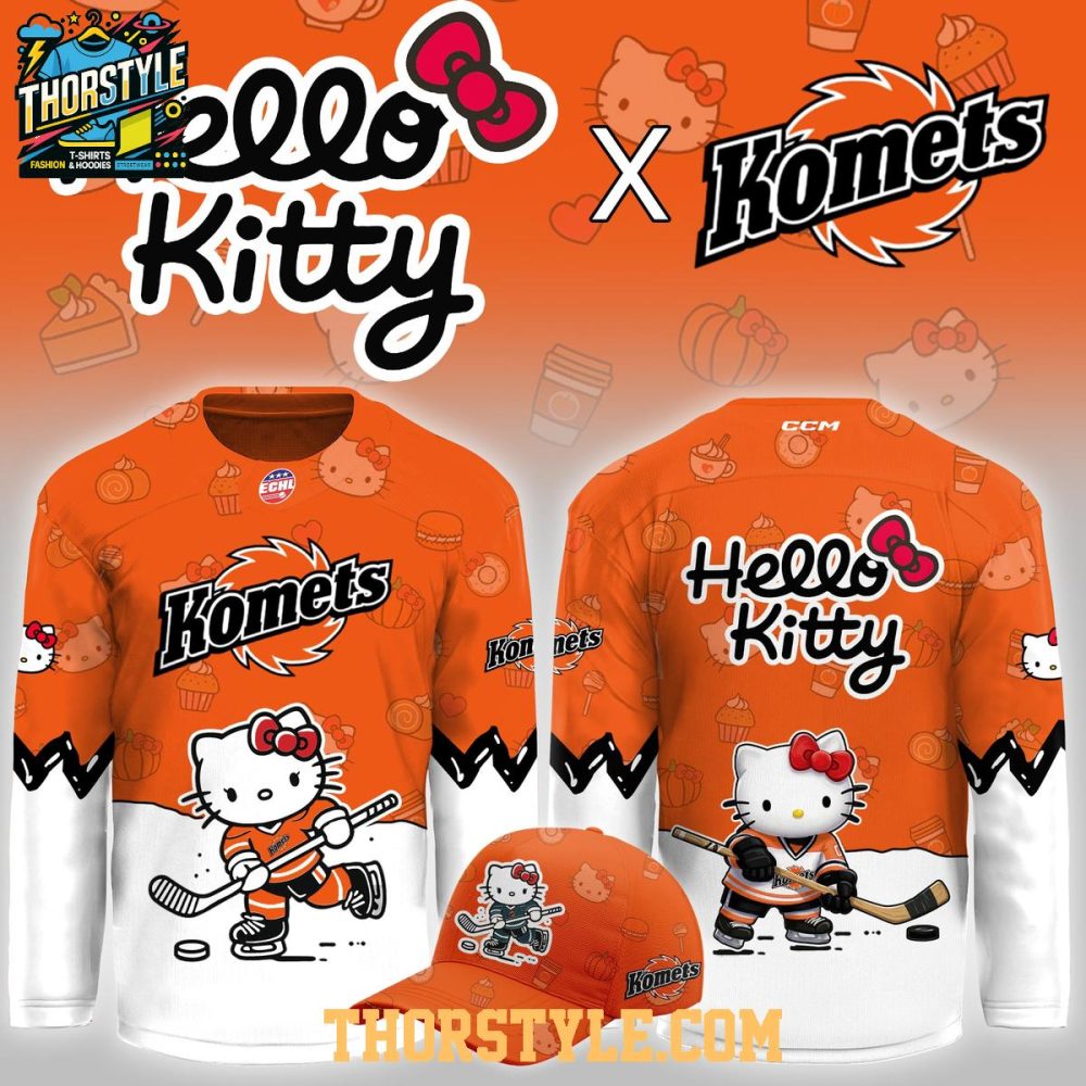 Fort Wayne Komets Hello Kitty Night Game 2026 Celebrate Hockey Jersey