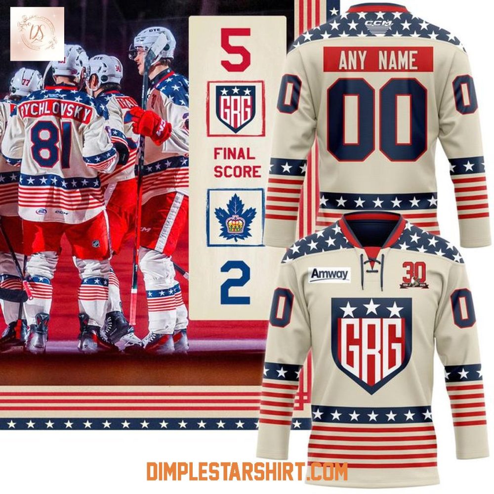 Grand Rapids Griffins Military Night 2025 Hockey Jersey