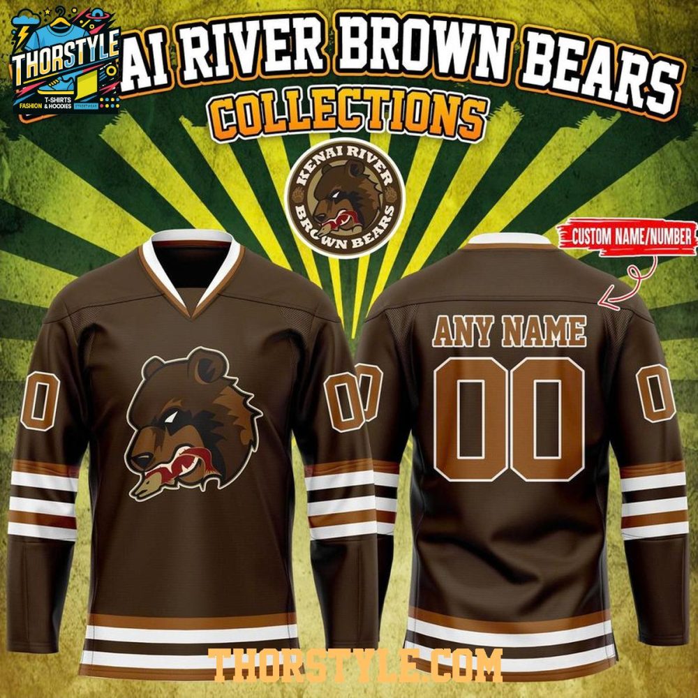 Kenai River Brown Bears 2026 New Season Personalized Hockey Jersey