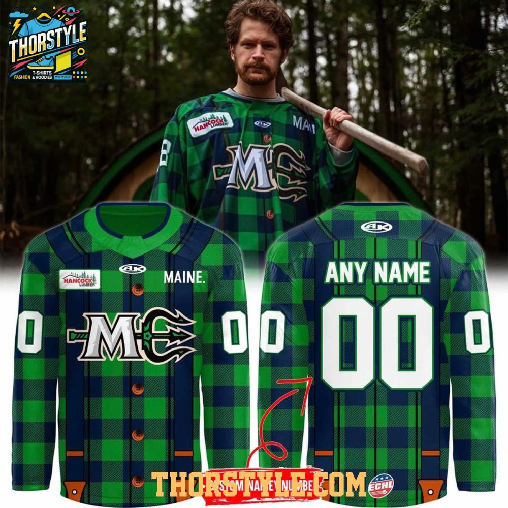Maine Mariners Lumberjack Uniform 2026 Personalized Hockey Jersey