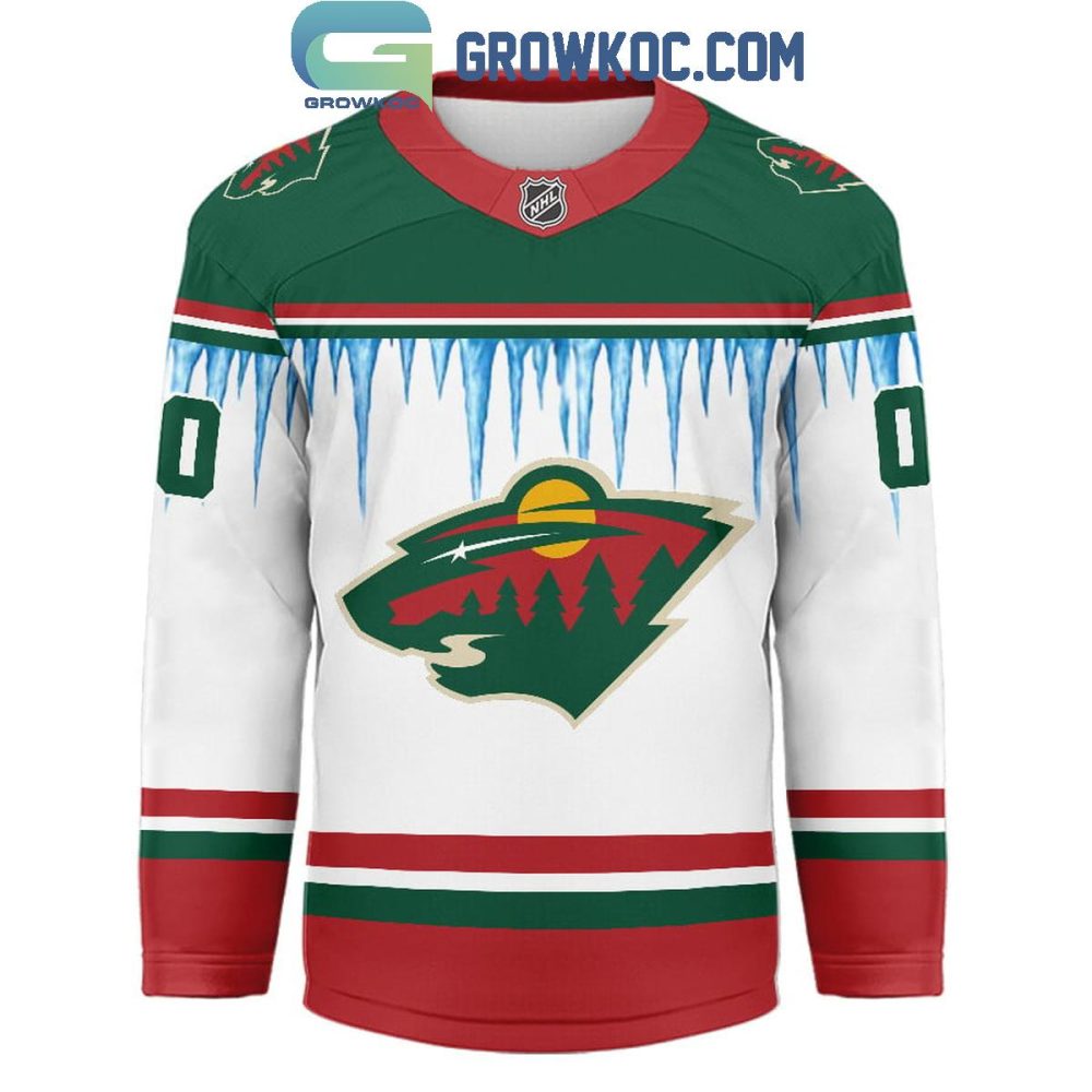 Minnesota Wild Christmas Tree Custom Hockey Jersey