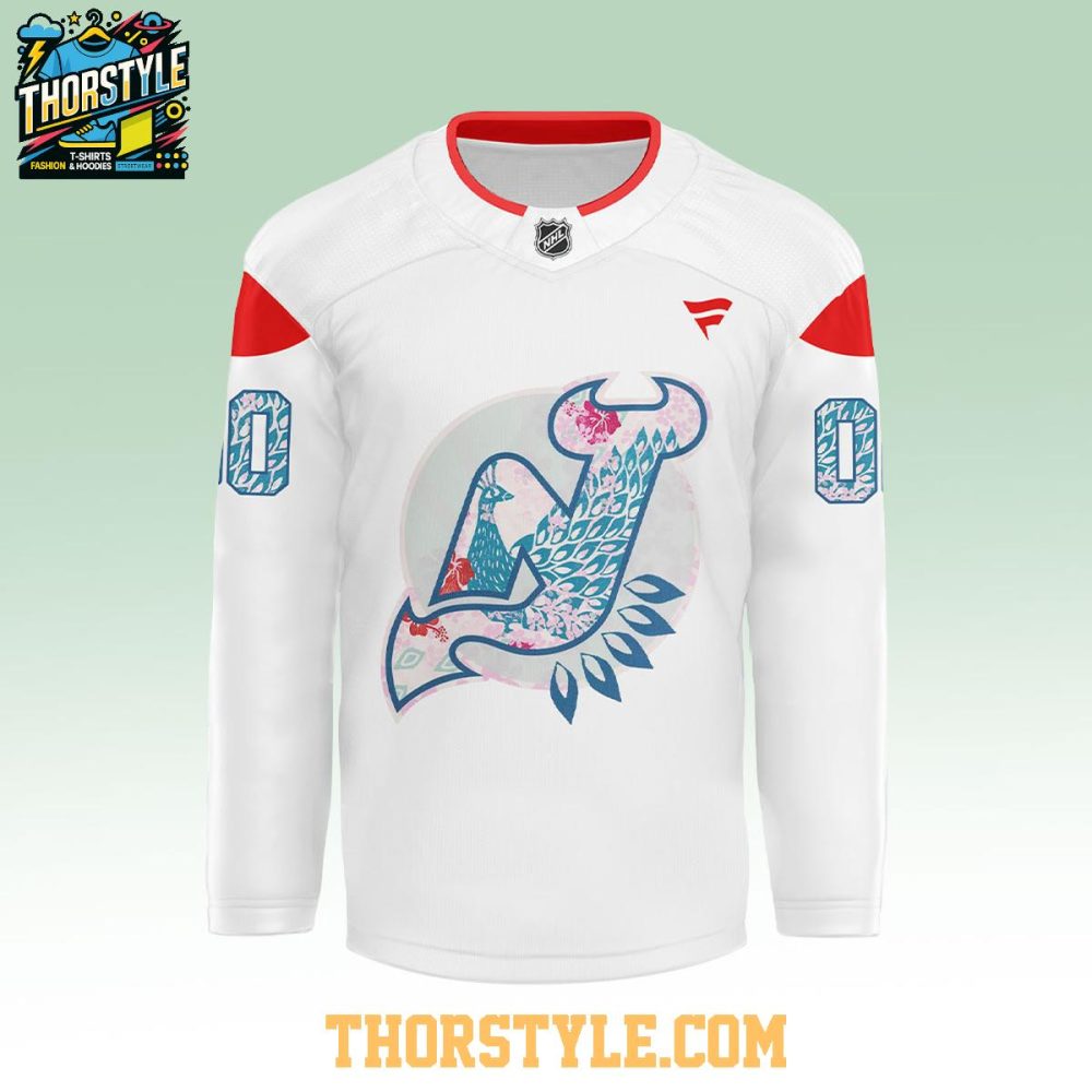 New Jersey Devils Asian Pacific Heritage 2025 Personalized Hockey Jersey