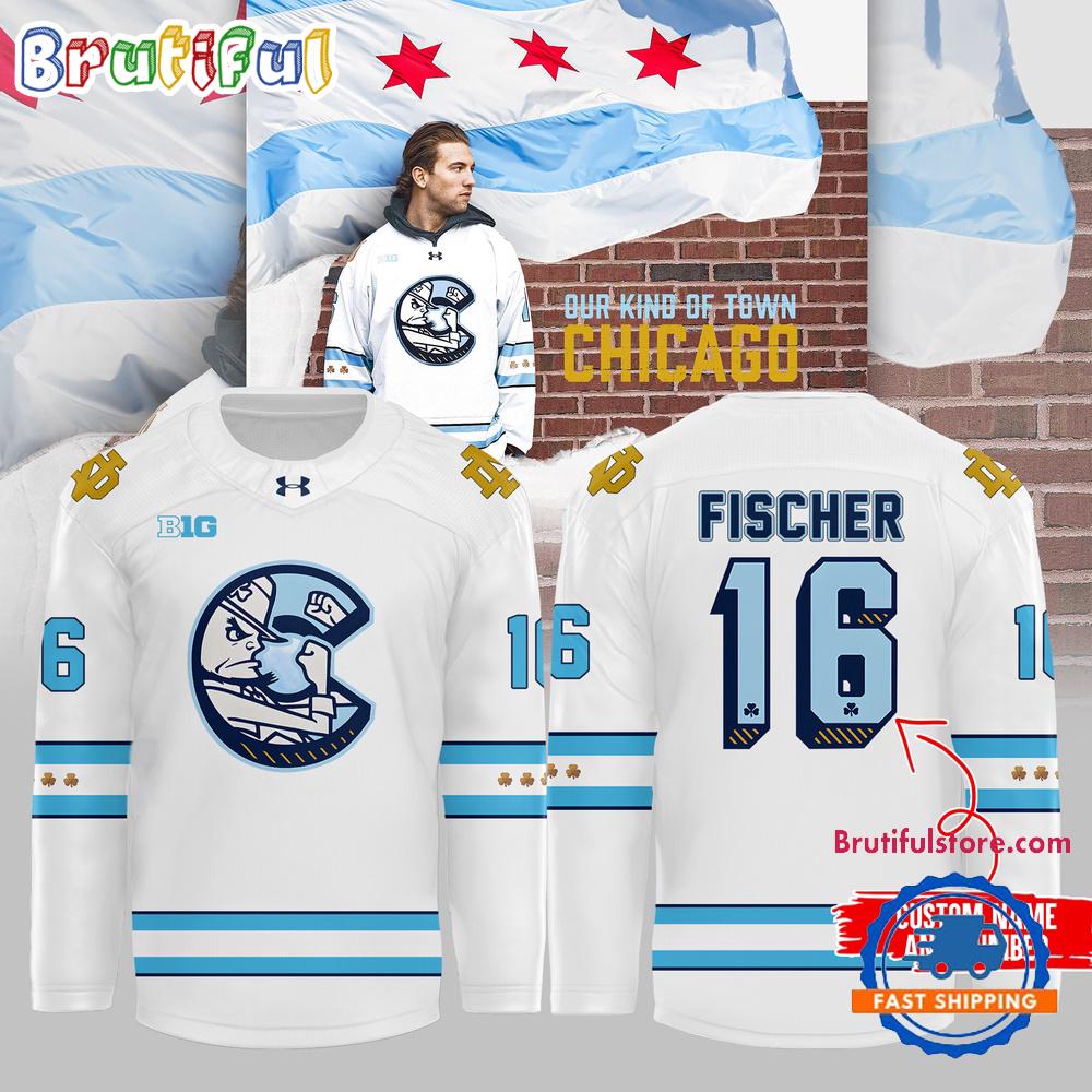 Chicago Cubs x Notre Dame New Hockey Jersey