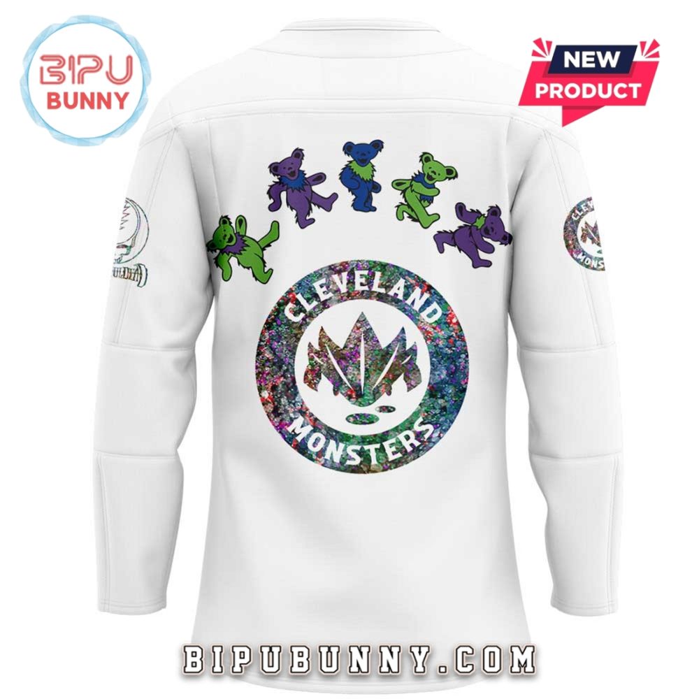 Cleveland Monsters Grateful Dead Night Hockey Jersey