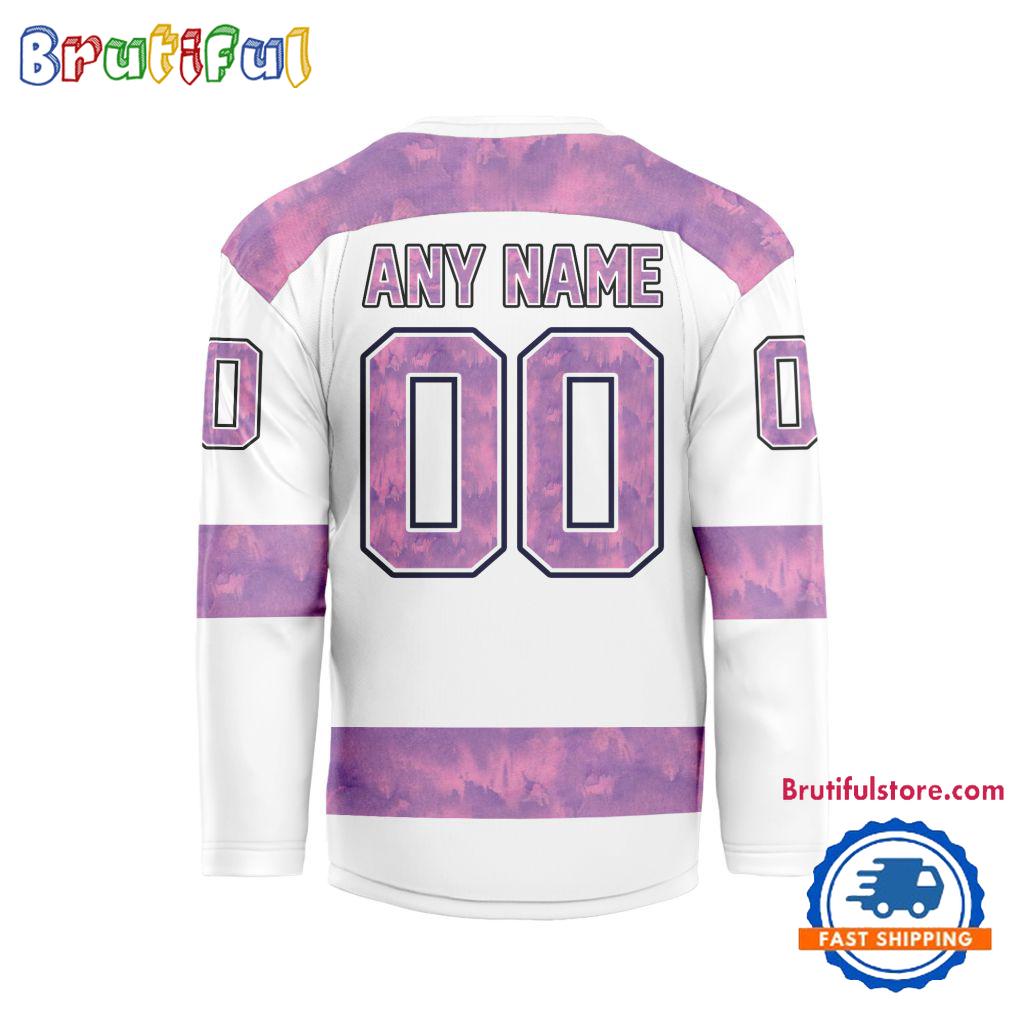 NHL Arizona Coyotes Personalized Hockey Fights Cancer Design Jersey