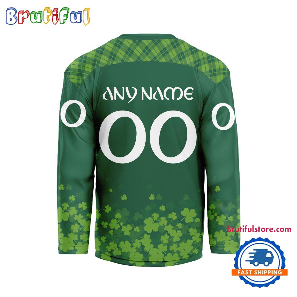 NHL Colorado Avalanche St.Patrick's Day New Design Hockey Jersey, NHL Patricks Day Jersey