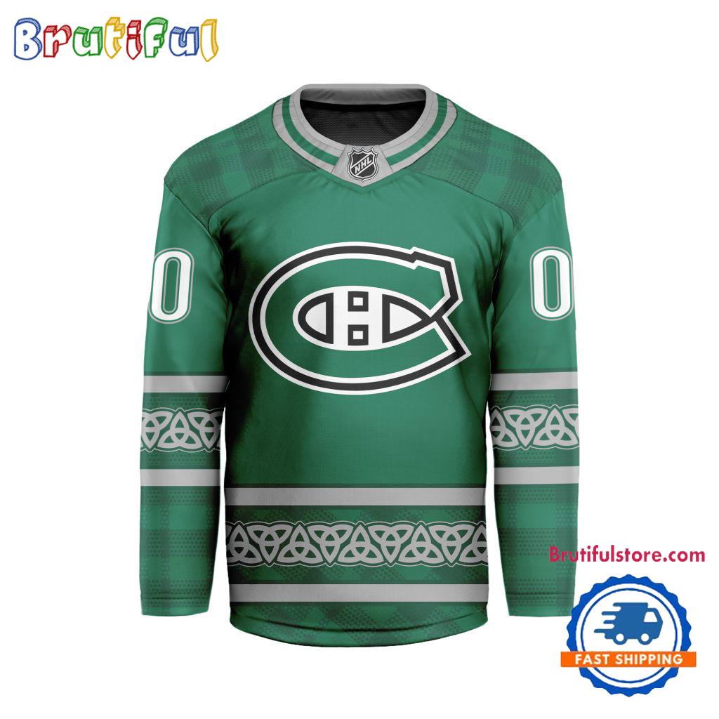 NHL Montreal Canadiens For St.Patrick's Day Limited New Hockey Jersey