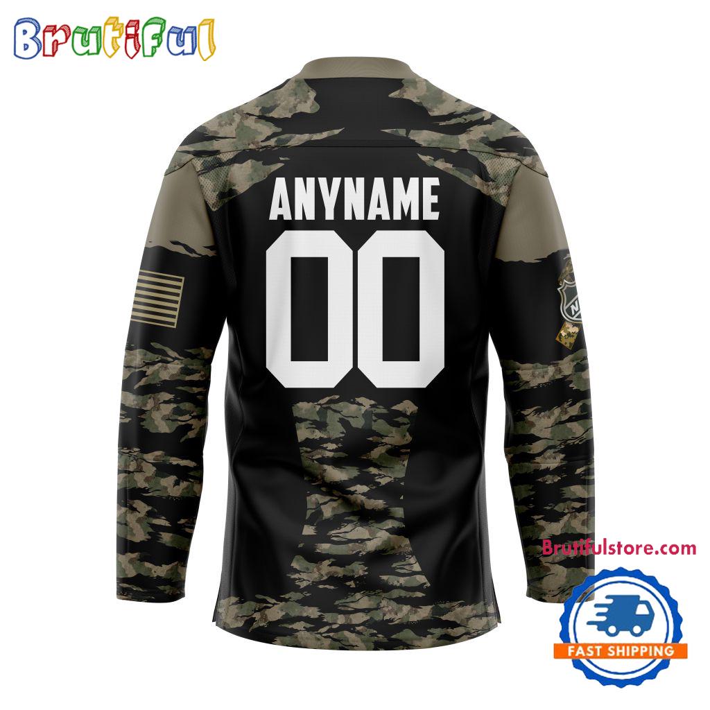 NHL Philadelphia Flyers Custom Honoring Veterans Camo Hockey Jersey